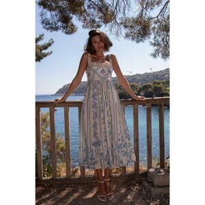 Agua by Agua Bendita Barbara Bougainvillea Dress